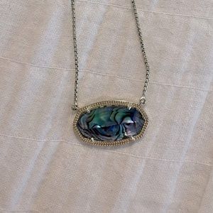 Kendra Scott opal pendant necklace